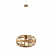 Eglo-AMSFIELD 380mm pendant light - Brown